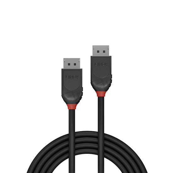 Lindy 0.5m DisplayPort 1.2 Cable, Black Line Lindy 0.5m DisplayPort 1.2 Cable, Black Line