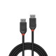 Lindy 0.5m DisplayPort 1.2 Cable, Black Line Lindy 0.5m DisplayPort 1.2 Cable, Black Line