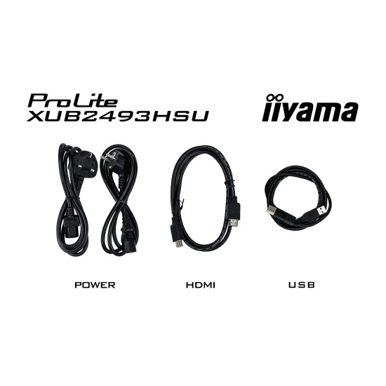 iiyama ProLite XUB2493HSU-B6 computer monitor 60.5 cm (23.8") 1920 x 1080 pixels Full HD LED Black iiyama ProLite XUB2493HSU-B6 computer monitor 60.5 cm (23.8") 1920 x 1080 pixels Full HD LED Black