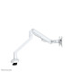 Neomounts FPMA-D750WHITE2 Monitor arm 10-32" - gas spring - Topfix - 180°-stop Neomounts FPMA-D750WHITE2 Monitor arm 10-32" - gas spring - Topfix - 180°-stop