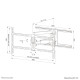 TV SET ACC WALL MOUNT/WL40-550BL18 NEOMOUNTS