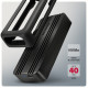 AXAGON EEM2-40G USB-C 40Gbps M.2 NVMe SSD Enclosure, ARMORED Aluminum