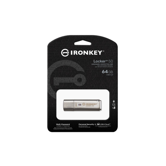 Kingston Technology IronKey 64GB IKLP50 AES USB, w/256bit Encryption Kingston Technology IronKey 64GB IKLP50 AES USB, w/256bit Encryption