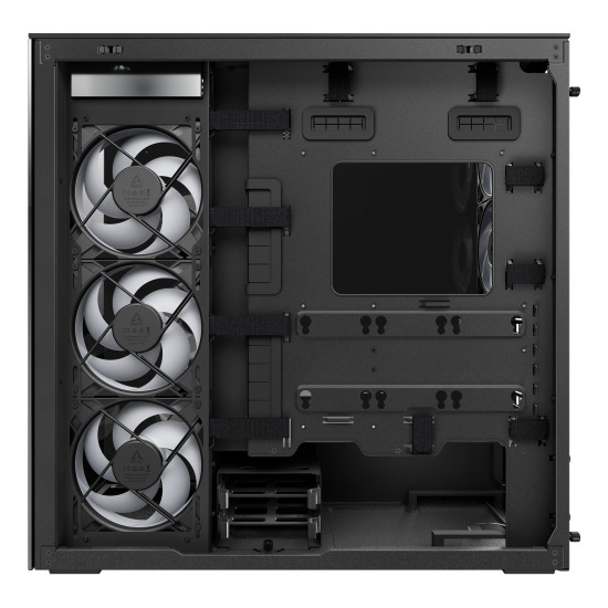 Case|ARCTIC|Xtender VG (Black)|Case product features Transparent panel|Not included|Colour Black|ACPCC00016A