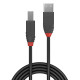 Lindy 5m USB 2.0 Type A to B Cable, Anthra Line Lindy 5m USB 2.0 Type A to B Cable, Anthra Line