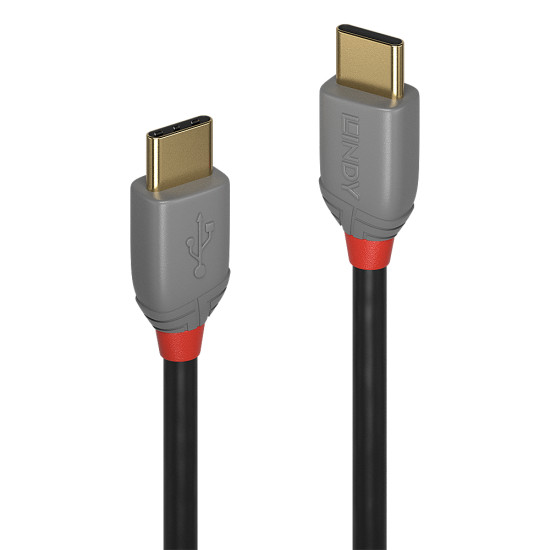 Lindy 1m USB 2.0 Type C to C Cable, Anthra Line Lindy 1m USB 2.0 Type C to C Cable, Anthra Line