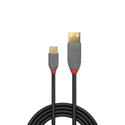 3m USB 2.0 Type A to C Cable, Anthra Line