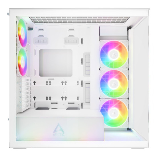 Case|ARCTIC|Xtender (White)|MidiTower|Case product features Transparent panel|Not included|Colour White|ACPCC00014A