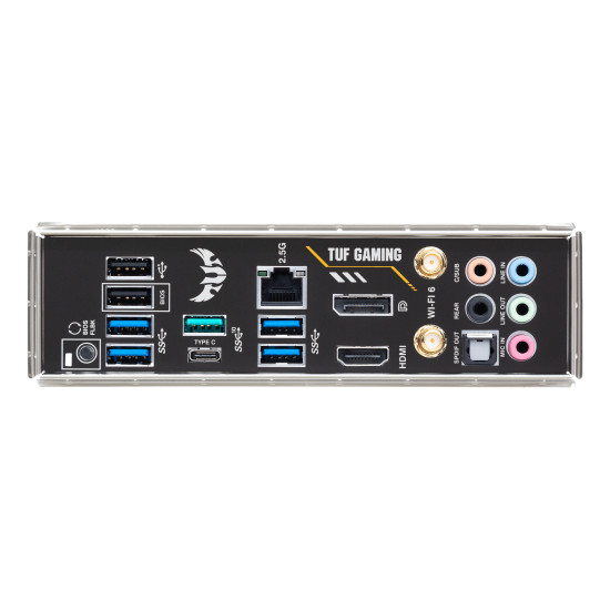 Mainboard|ASUS|AMD B550|SAM4|ATX|Memory DDR4|Memory slots 4|1xPCI-Express 3.0 1x|1xPCI-Express 3.0 4x|1xPCI-Express 4.0 16x|2xM.2|1xHDMI|1xDisplayPort|2xAudio-In|3xAudio-Out|2xUSB 2.0|1xUSB type C|5xUSB 3.2|1xOptical S/PDIF|1xRJ45|TUFGAMB550-PLUSWIFIII Mainboard|ASUS|AMD B550|SAM4|ATX|Memory DDR4|Memory slots 4|1xPCI-Express 3.0 1x|1xPCI-Express 3.0 4x|1xPCI-Express 4.0 16x|2xM.2|1xHDMI|1xDisplayPort|2xAudio-In|3xAudio-Out|2xUSB 2.0|1xUSB type C|5xUSB 3.2|1xOptical S/PDIF|1xRJ45|TUFGAMB550-PLUSWIFIII