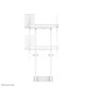 Neomounts WL55-875WH1TV floor stand 55-100" - wall - motorised - TÜV
