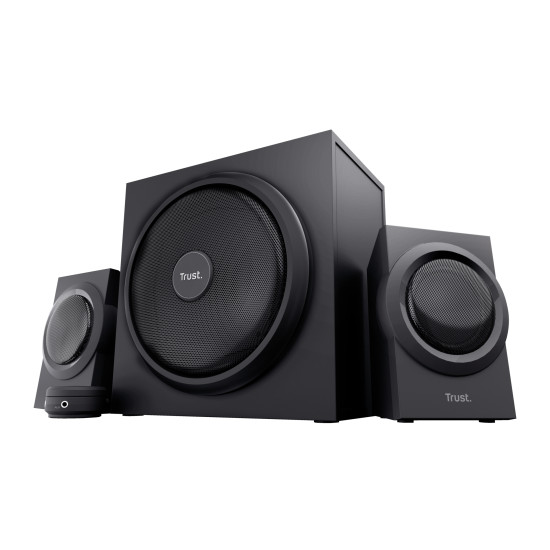 Trust Yuri speaker set 60 W Universal Black 2.1 channels 1-way 15 W Trust Yuri speaker set 60 W Universal Black 2.1 channels 1-way 15 W