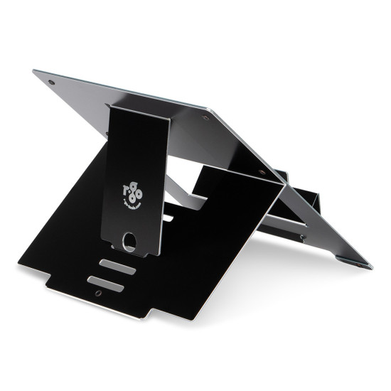 R-Go Tools Laptop stand R-Go Riser Flexible, adjustable folding laptop riser, ergonomic, Hylite aluminum, black