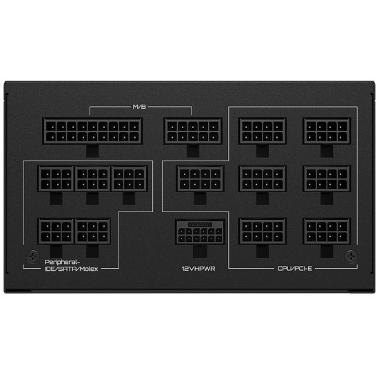 GIGABYTE UD1300GM PG5 power supply unit 1300 W 20+4 pin ATX ATX Black GIGABYTE UD1300GM PG5 power supply unit 1300 W 20+4 pin ATX ATX Black