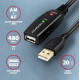 Axagon ADR-220 USB 2.0 A-M -> A-F active extension/repeater cable 20m - Kabel - Digital/Daten USB cable USB A Black Axagon ADR-220 USB 2.0 A-M -> A-F active extension/repeater cable 20m - Kabel - Digital/Daten USB cable USB A Black