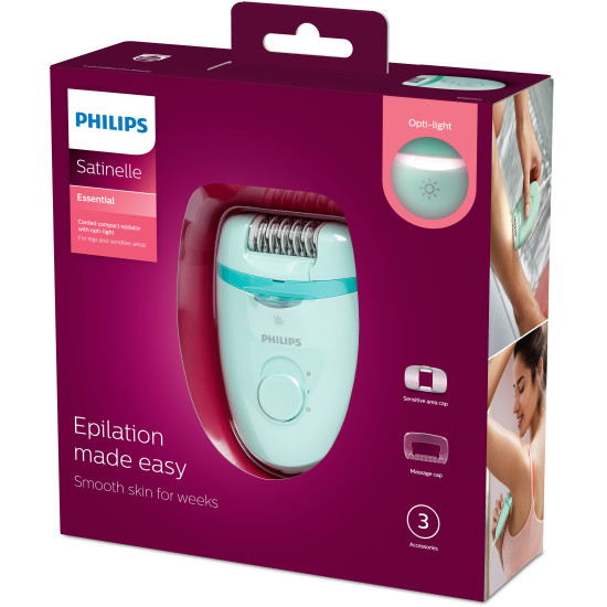 Satinelle Essential BRE265/00 Corded compact epilator Satinelle Essential BRE265/00 Corded compact epilator