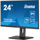 iiyama XUB2492HSU-B6 computer monitor 60.5 cm (23.8") 1920 x 1080 pixels Full HD LED Black iiyama XUB2492HSU-B6 computer monitor 60.5 cm (23.8") 1920 x 1080 pixels Full HD LED Black
