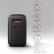 Axagon ACU-PQ45 QC 3.0, 4.0/AFC/FCP/PPS/PD, 45W, schwarz - Netzladegerät mit USB-A und USB-C Schnittstelle Mobile phone, Smartphone, Smartwatch, Tablet, Universal Black AC Fast charging Indoor Axagon ACU-PQ45 QC 3.0, 4.0/AFC/FCP/PPS/PD, 45W, schwarz - Netzladegerät mit USB-A und USB-C Schnittstelle Mobile phone, Smartphone, Smartwatch, Tablet, Universal Black AC Fast charging Indoor