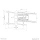 Neomounts WL40S-850BL18 TV mount wall 43-86" - full motion - fast installation