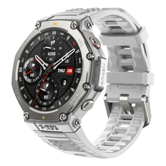 Amazfit T-Rex 3 3.81 cm (1.5") AMOLED Digital 480 x 480 pixels Touchscreen Stainless steel GPS (satellite) Amazfit T-Rex 3 3.81 cm (1.5") AMOLED Digital 480 x 480 pixels Touchscreen Stainless steel GPS (satellite)