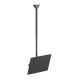 Neomounts CL35-440BL16L Monitor/TV mount ceiling 37-70" - h 106-156 cm