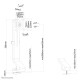 Neomounts FPMA-D860BLACK Monitor arm 10-32" Neomounts FPMA-D860BLACK Monitor arm 10-32"