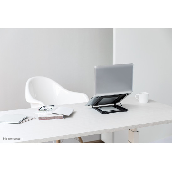 NEWSTAR NOTEBOOK DESK STAND (ERGONOMIC, CAN BE POSITIONED IN 5 STEPS) NEWSTAR NOTEBOOK DESK STAND (ERGONOMIC, CAN BE POSITIONED IN 5 STEPS)