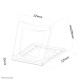 NEWSTAR NOTEBOOK DESK STAND (ERGONOMIC, CAN BE POSITIONED IN 5 STEPS) NEWSTAR NOTEBOOK DESK STAND (ERGONOMIC, CAN BE POSITIONED IN 5 STEPS)