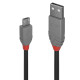 Lindy 2m USB 2.0 Type A to Micro-B Cable, Anthra Line Lindy 2m USB 2.0 Type A to Micro-B Cable, Anthra Line