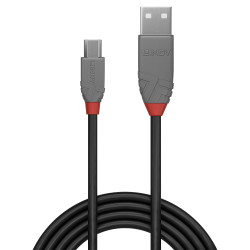 5m USB 2.0 Type A to Micro-B Cable, Anthra Line