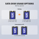 AXAGON ADSA-M2C22 USB-C 20Gbps Dual M.2 NVMe & SATA SSD Docking and Cloning Station