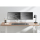 Neomounts DS75-450WH2 Monitor arm 17-32" - gas spring - Topfix - 180°-stop