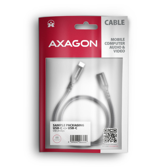 Axagon BUCM32-CF10AB USB cable USB 3.2 Gen 2x2 1 m USB C Black Axagon BUCM32-CF10AB USB cable USB 3.2 Gen 2x2 1 m USB C Black