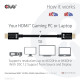 CLUB3D Ultra High Speed HDMI 4K120Hz, 8K60Hz Certified Cable 48Gbps M/M 2 m / 6.56 ft CLUB3D Ultra High Speed HDMI 4K120Hz, 8K60Hz Certified Cable 48Gbps M/M 2 m / 6.56 ft