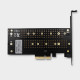 Axagon PCEM2-D interface cards/adapter Internal M.2, SATA Axagon PCEM2-D interface cards/adapter Internal M.2, SATA