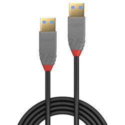 5m USB 3.2 Type A Cable, 5Gbps, Anthra Line