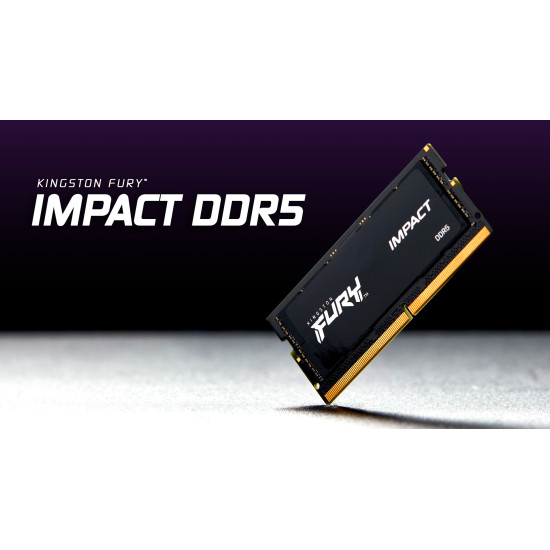 64GB 5600MT/s DDR5 CL40 SODIMM (Kit of 2) FURY Impact PnP 64GB 5600MT/s DDR5 CL40 SODIMM (Kit of 2) FURY Impact PnP