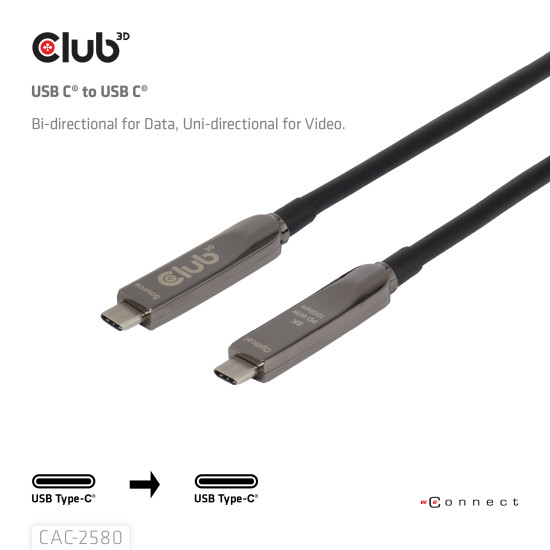 15M Full-Feature USB-C® Cable / 49.21ft 8K60Hz 10Gbps 60W