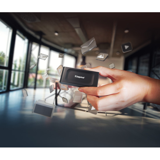 Kingston Technology 1TB XS1000 External USB 3.2 Gen 2 Portable Solid State Drive Kingston Technology 1TB XS1000 External USB 3.2 Gen 2 Portable Solid State Drive
