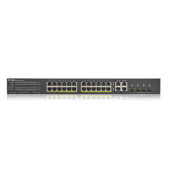 Zyxel GS1920-24HPV2 Managed Gigabit Ethernet (10/100/1000) Power over Ethernet (PoE) Black Zyxel GS1920-24HPV2 Managed Gigabit Ethernet (10/100/1000) Power over Ethernet (PoE) Black