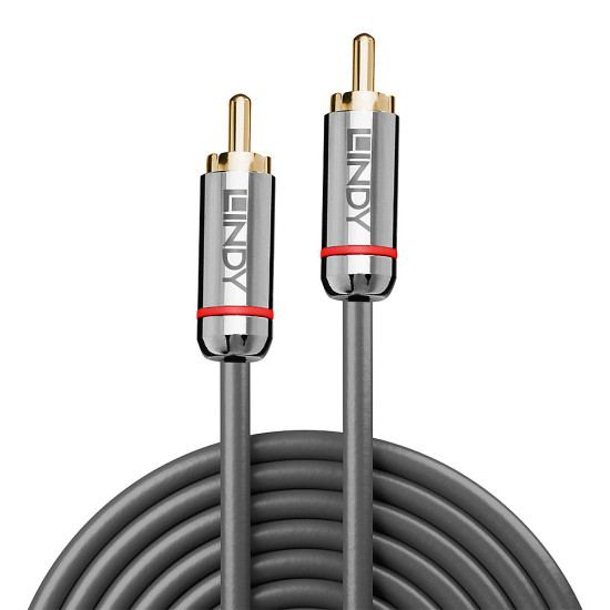 Lindy 0.5m Digital Phono Audio Cable, Cromo Line Lindy 0.5m Digital Phono Audio Cable, Cromo Line