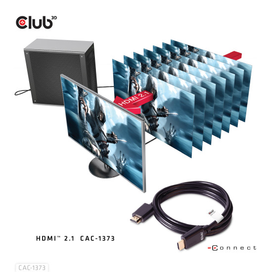 Ultra High Speed HDMI 4K120Hz, 8K60Hz Cable 48Gbps M/M 3 m/ 9.84ft