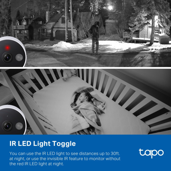 TP-Link Tapo Indoor/Outdoor Wi-Fi Home Security Camera TP-Link Tapo Indoor/Outdoor Wi-Fi Home Security Camera
