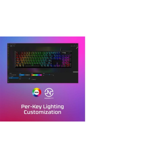 HyperX Alloy Origins - Mechanical Gaming Keyboard - HX Aqua (US Layout) (HX-KB6AQX-US) HyperX Alloy Origins - Mechanical Gaming Keyboard - HX Aqua (US Layout) (HX-KB6AQX-US)