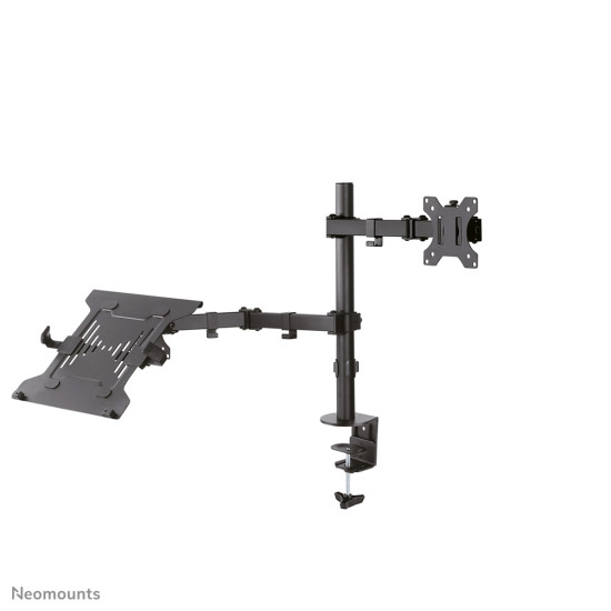 NEWSTAR FLAT SCREEN & NOTEBOOK DESK MOUNT (CLAMP/GROMMET)  10-32" BLACK