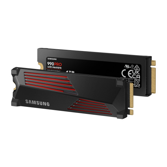 SSD|SAMSUNG|990 PRO with Heatsink|4TB|M.2|PCIe Gen4|NVMe|TLC|Write speed 6900 MBytes/sec|Read speed 7450 MBytes/sec|TBW 2400 TB|MTBF 1500000 hours|MZ-V9P4T0CW SSD|SAMSUNG|990 PRO with Heatsink|4TB|M.2|PCIe Gen4|NVMe|TLC|Write speed 6900 MBytes/sec|Read speed 7450 MBytes/sec|TBW 2400 TB|MTBF 1500000 hours|MZ-V9P4T0CW