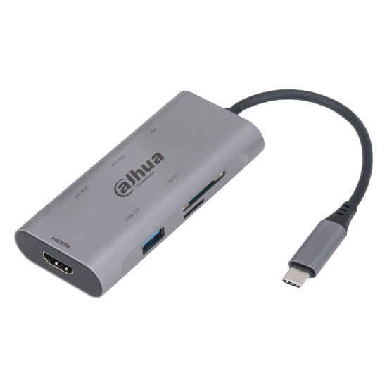 Dahua Technology 7 in 1 USB 3.1 Type-C to USB 3.0 + HDMI + SD/TF + PD Docking Station Dahua Technology 7 in 1 USB 3.1 Type-C to USB 3.0 + HDMI + SD/TF + PD Docking Station