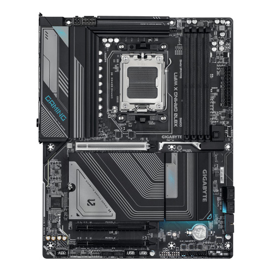 X870 GAMING X WIFI7 Motherboard - Supports AMD Ryzen 9000 CPUs, 16+2+2 phases VRM, up to 8000MHz DDR5 (OC), 1xPCIe 5.0 + 2xPCIe 4.0, Wi-Fi 7, 2.5GbE LAN, USB 4