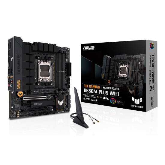 ASUS TUF GAMING B650M-PLUS WIFI AMD B650 Socket AM5 micro ATX