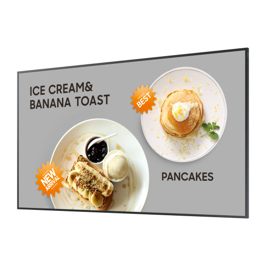 Samsung QM32C Digital signage flat panel 81.3 cm (32") LCD Wi-Fi 400 cd/m² Full HD Black Built-in processor Tizen 24/7