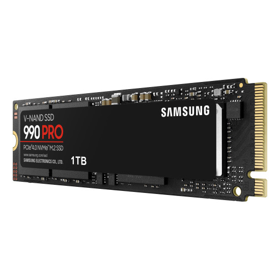SSD|SAMSUNG|990 PRO|1TB|M.2|PCIE|NVMe|MLC|Write speed 6900 MBytes/sec|Read speed 7450 MBytes/sec|2.3mm|TBW 600 TB|MTBF 1500000 hours|MZ-V9P1T0BW